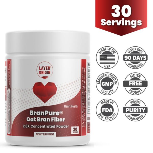 30 porciones de polvo de fibra soluble para intestino saludable