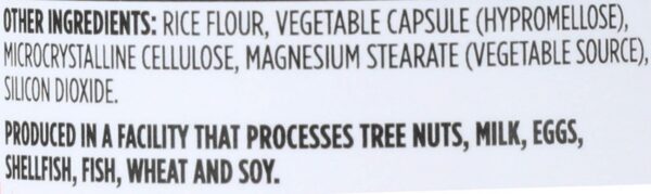 Frasco con etiqueta de cápsulas B complex