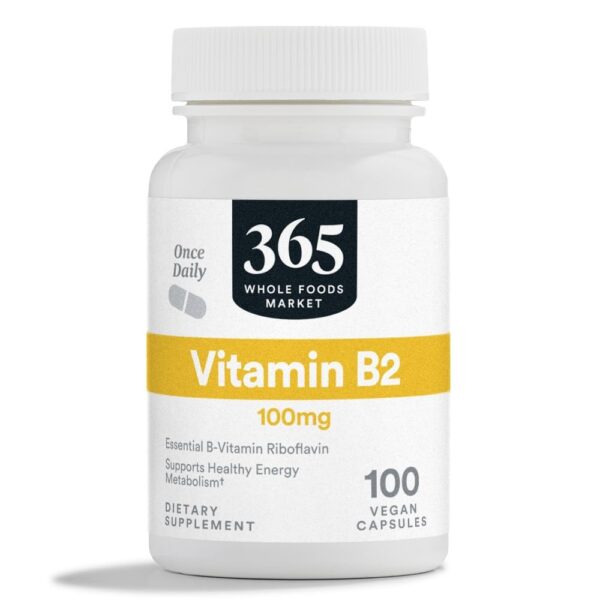 365 by Whole Foods Market Vitamin B2 frasco frontal