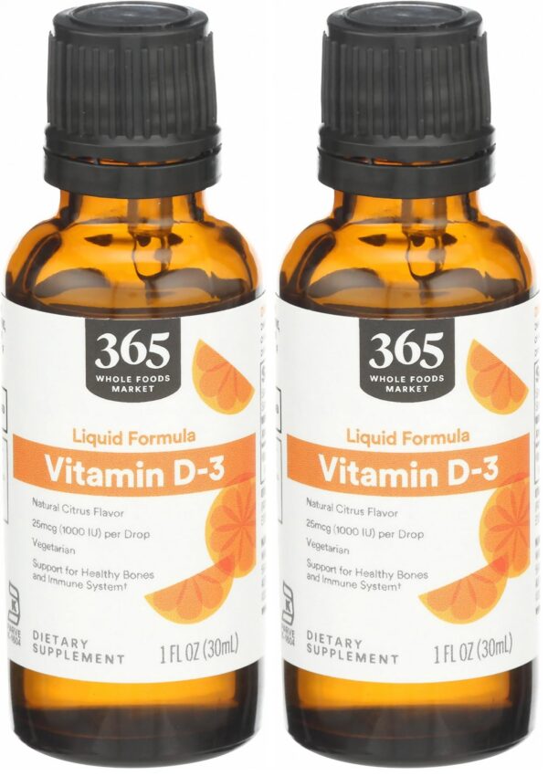 Botella de vitamina D3 cítrico de 365 by Whole Foods Market