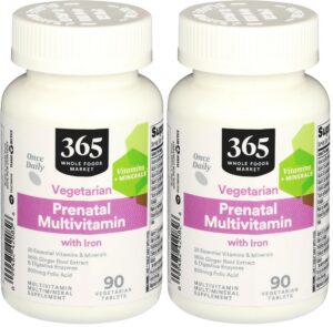 Version 1.0.0 Frasco del suplemento prenatal 365