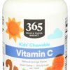 Vitamina C infantil 90 tabletas sabor naranja frontal