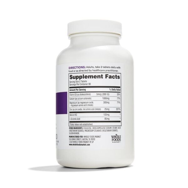 Version 1.0.0 Etiqueta de ingredientes en envase 365 Cal-Mag-Zinc