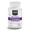 365 Complejo B alta potencia tableta apoyo herbal