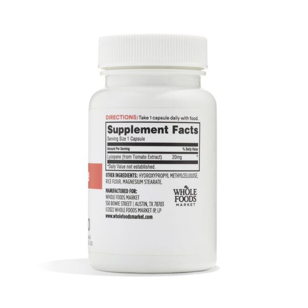 Version 1.0.0 Frasco de licopeno 20 mg