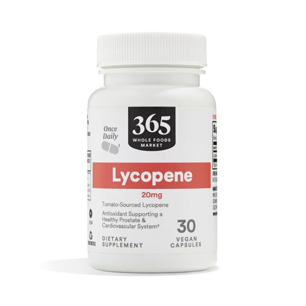 Frente del envase Licopeno 20 mg 30 cápsulas