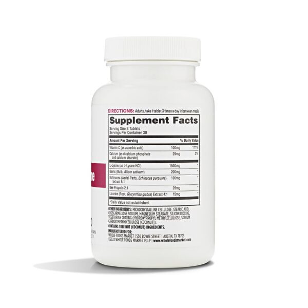 365 Lysine Power lista de ingredientes