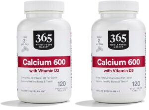 Frente del envase 365 by Whole Foods Market calcio con vitamina D3