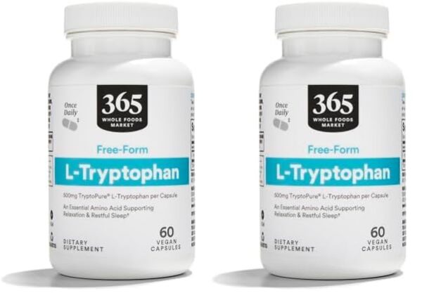 365 by Whole Foods Market L-Triptófano 60 cápsulas paquete