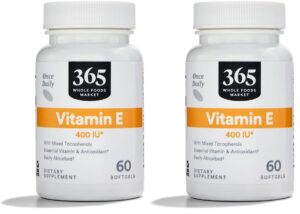 Version 1.0.0 Envase 365 by Whole Foods Market Vitamina E frontal