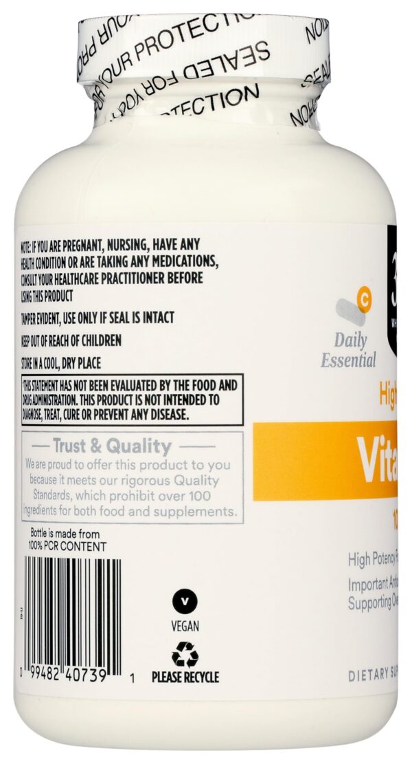 365 Whole Foods suplemento vitamina c alta potencia