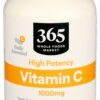 365 Whole Foods Vitamina C 1000mg 250 tabletas paquete