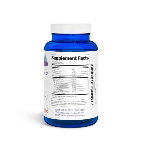 Version 1.0.0 Etiqueta de 3Care Turbo Krill 2100 mg