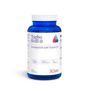 Frente de 3Care Turbo Krill 2100 mg 60 cápsulas