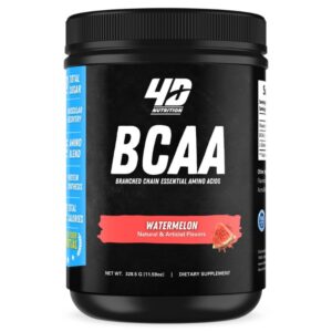 Frente del envase 4D NUTRITION BCAA polvo