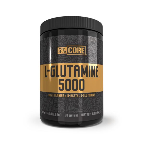 Frente del producto 5% Nutrition Core L-Glutamina 5000