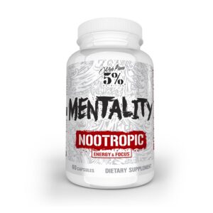 5% Nutrition Mentality mezcla nootrópica suplemento cápsulas
