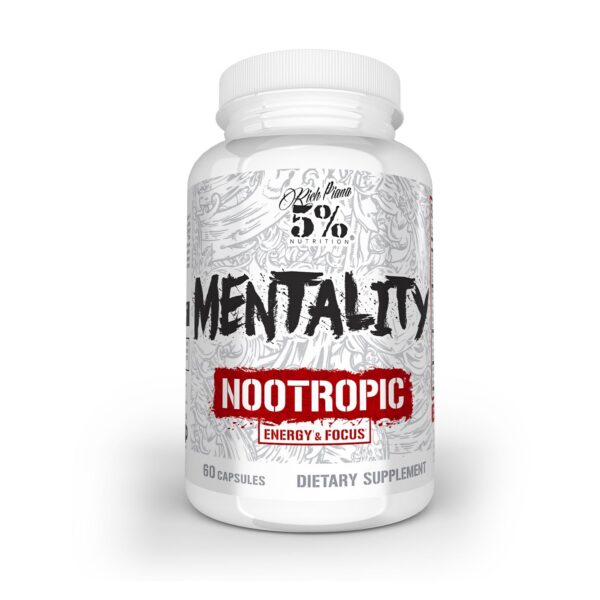 5% Nutrition Mentality mezcla nootrópica suplemento cápsulas
