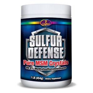 Version 1.0.0 Frente del envase de Sulfur Defense Opti-MSM 16 oz