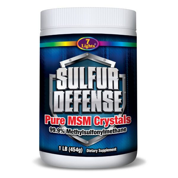 Version 1.0.0 Frente del envase de Sulfur Defense Opti-MSM 16 oz