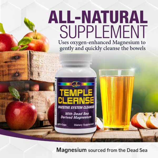 7 Lights Temple Cleanse frasco suplemento natural