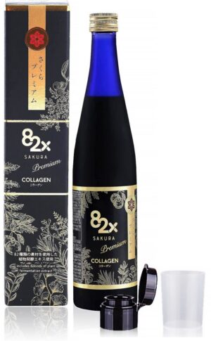 Version 1.0.0 Frente de la botella 82X Collagen Premium