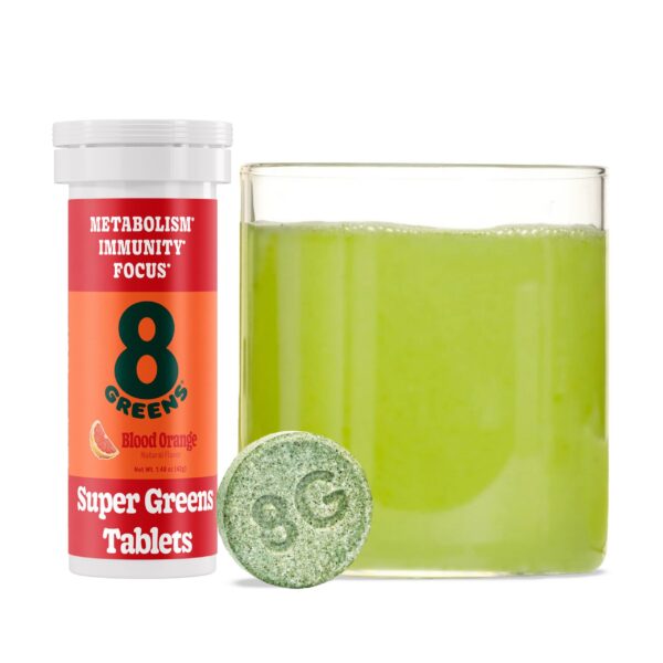 8Greens Supergreens Tabletas efervescentes para salud