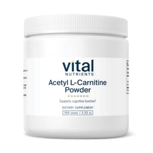 Vital Nutrients Acetyl L-Carnitine Powder 100 g frente