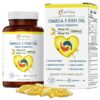 Etiqueta frontal de A1Vitality Omega-3 Triple Strength