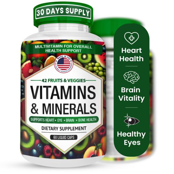 Version 1.0.0 Frasco grande de cápsulas multivitamínicas AAMATEC LIFE