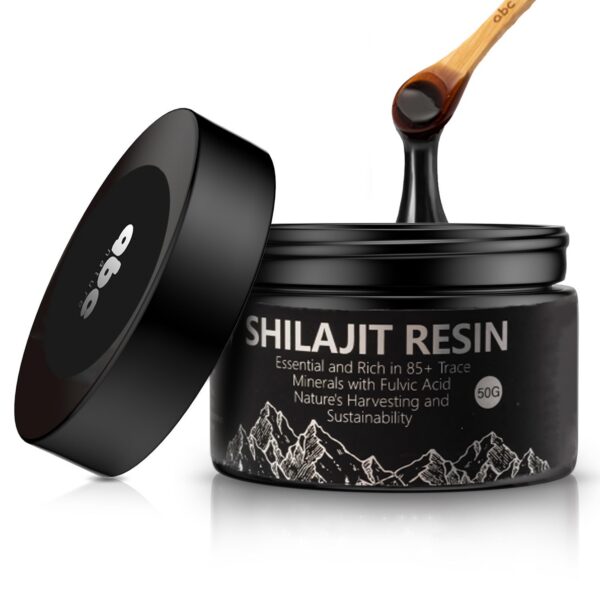 Version 1.0.0 Frasco de shilajit resina Himalayan frente