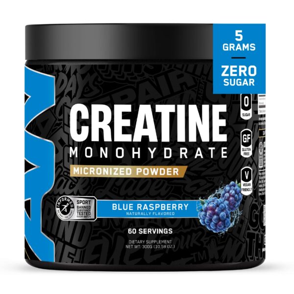 Frente del envase ABE all black everything Creatine Monohydrate