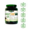 About Time Ve packaging de proteina