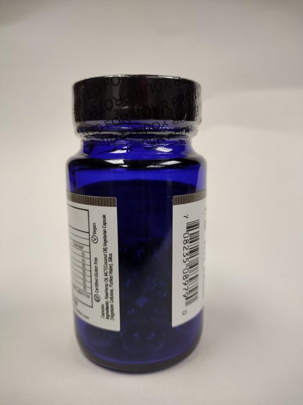 Vista lateral del envase