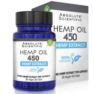 Cápsulas de hemp oil Absolute Nutrition 450