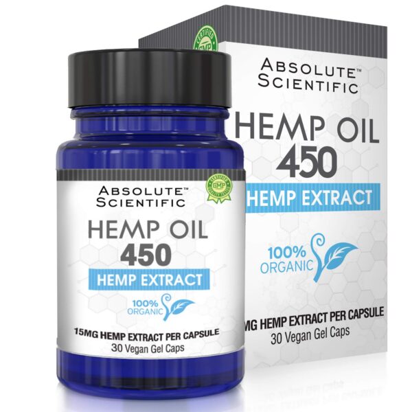 Cápsulas de hemp oil Absolute Nutrition 450