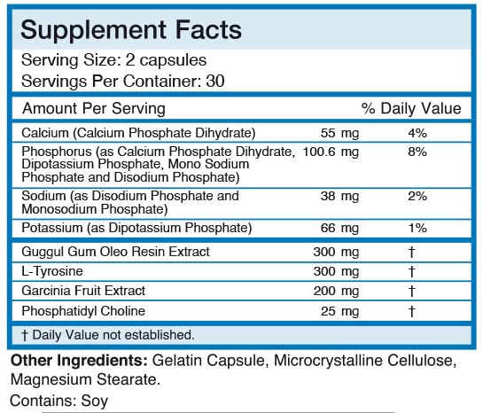 Segunda etiqueta Thyroid T3 Absolute Nutrition