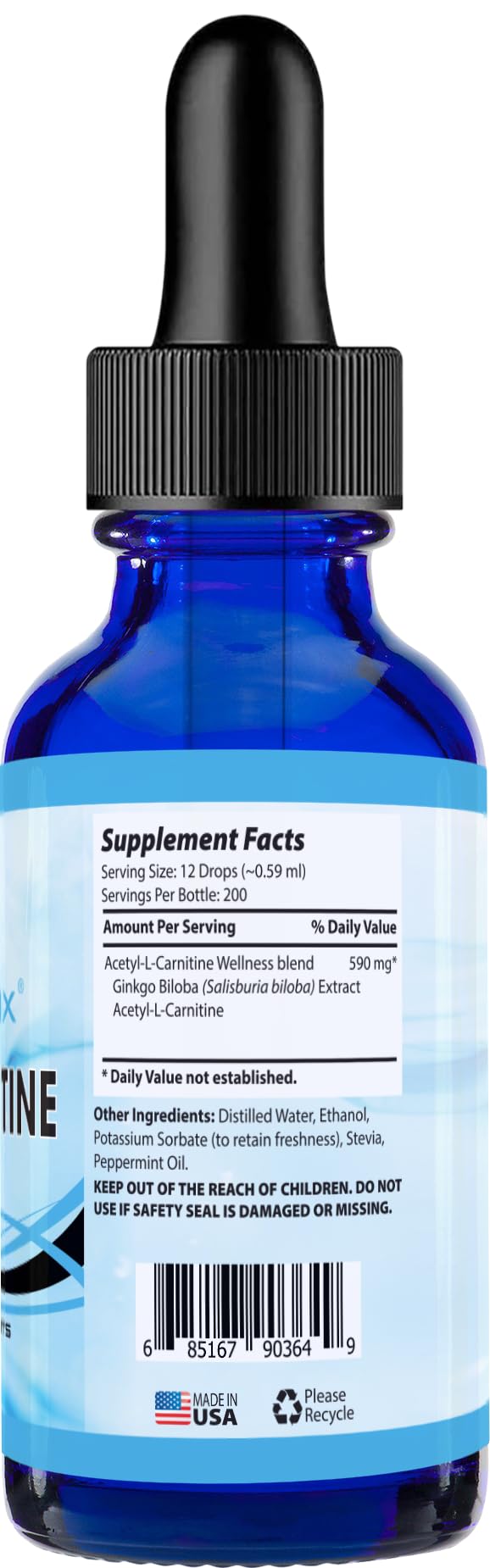 Version 1.0.0 Frasco y gotero de producto