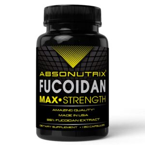 Version 1.0.0 Frasco Absonutrix Fucoidan con etiqueta