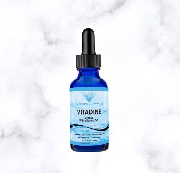 Version 1.0.0 Vitadine líquido Absonutrix - frasco y etiqueta