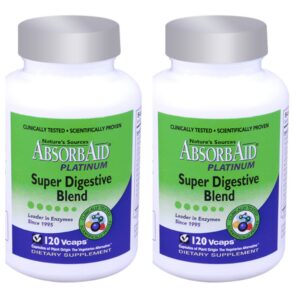 AbsorbAid Platinum suplemento enzimático vegetal para absorción