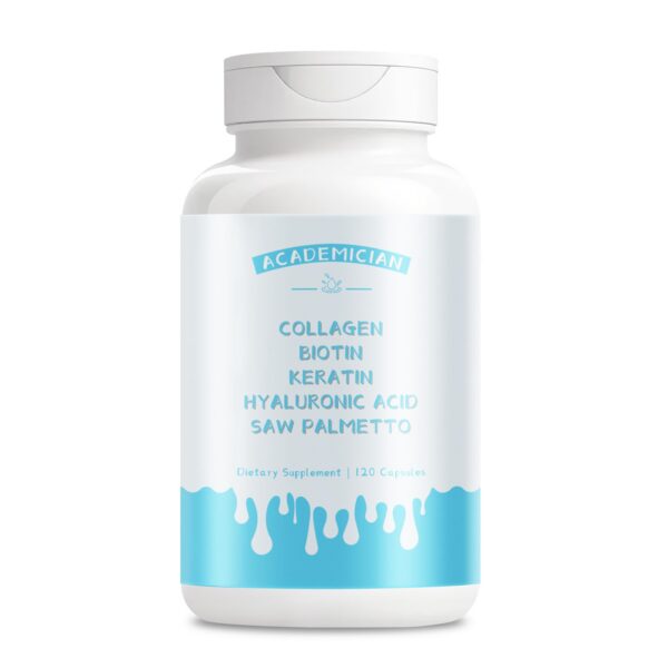 Frente del envase Academic ian collagen 120 cápsulas