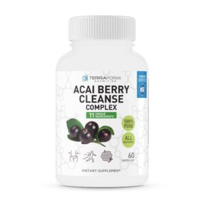 Version 1.0.0 Acai Berry Cleanse detox natural envase frontal