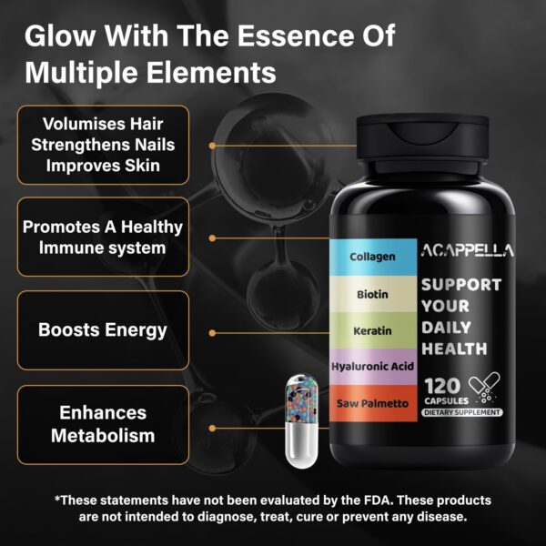 Etiqueta ACAPPELLA en frasco