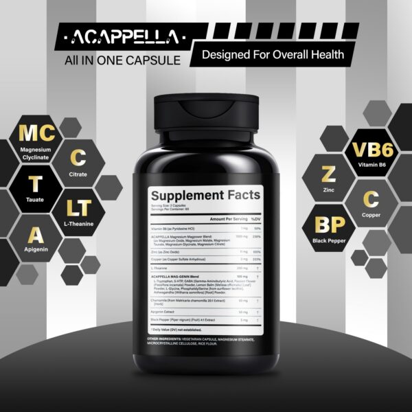 Version 1.0.0 Etiqueta ACAPPELLA Magnesium Complex