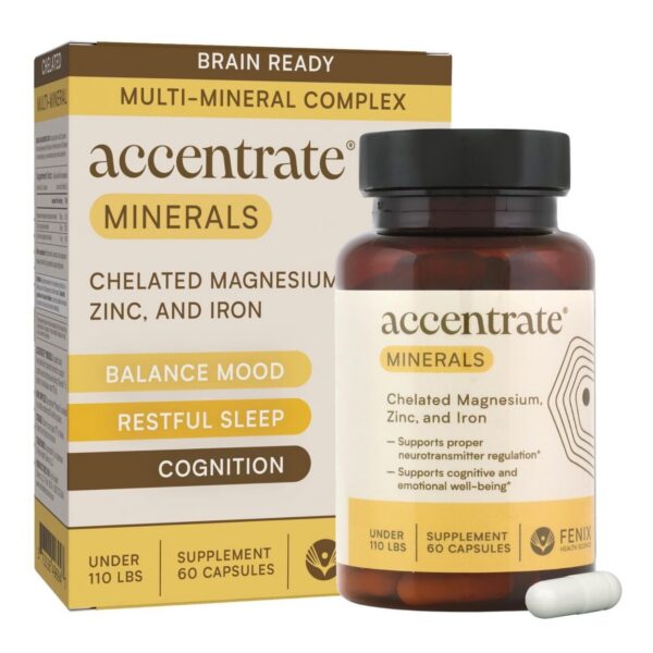 Version 1.0.0 Frasco Accentrate minerales para niños