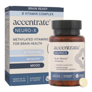 Frasco de Accentrate Neuro X con etiqueta