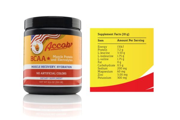 Tapa de ACCOB BCAA Powder Fruta Punch