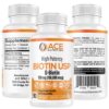ACE NUTRITION biotina alta potencia farmacéutica 270 cápsulas