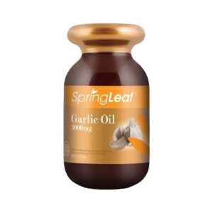 Botella de Aceite de Ajo Spring Leaf genérico 360 cápsulas vista frontal